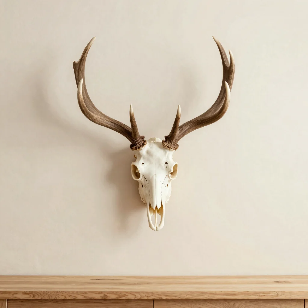 European Whitetail Skull